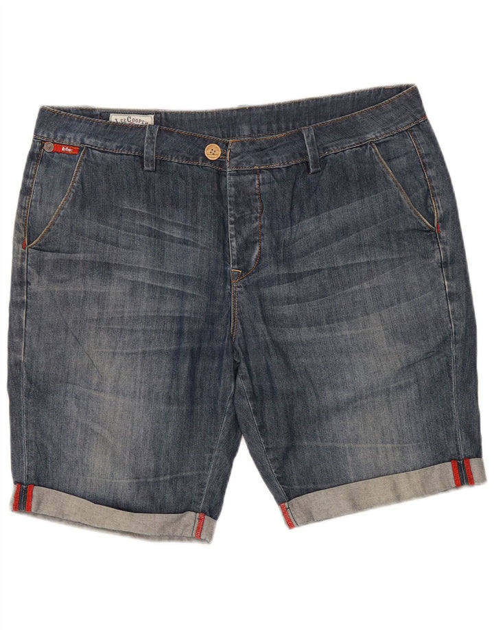 LEE Denim Shorts til mænd W36 Large Blue Bomuld