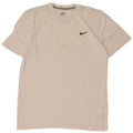 Nike Herre Regular Fit T-Shirt Top Stor Hvid Bomuld