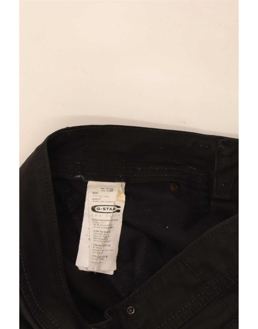 G-Star lige damejeans W29 L34 sort bomuld