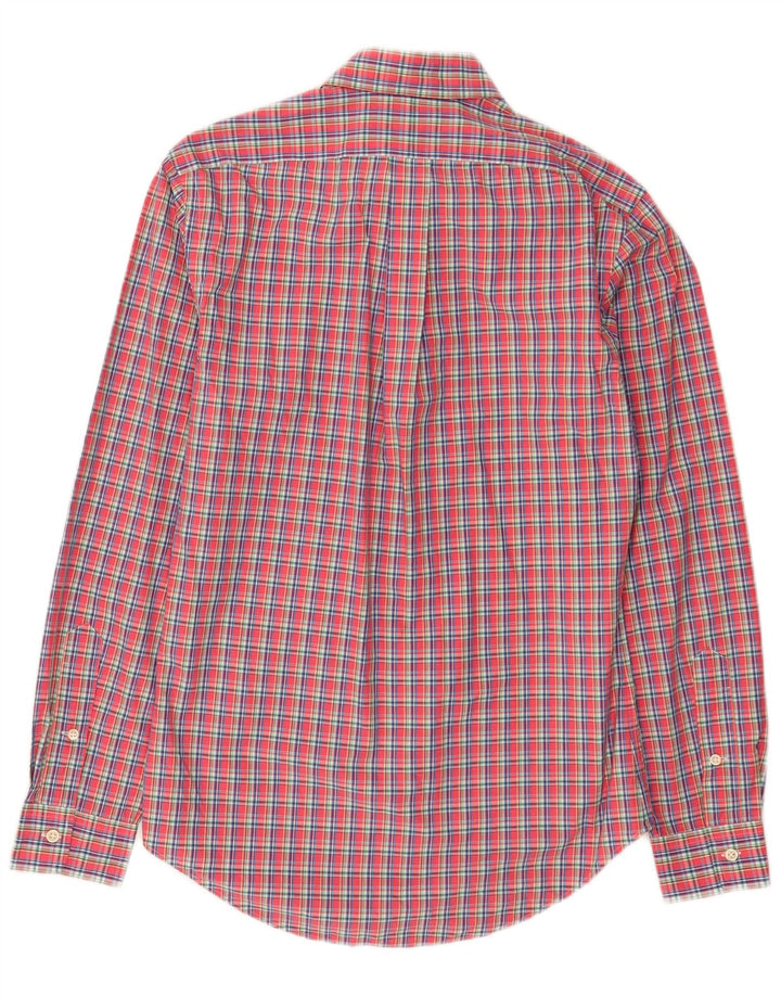 Ralph Lauren Herre Slim Fit skjorte Lille rød ternet bomuld