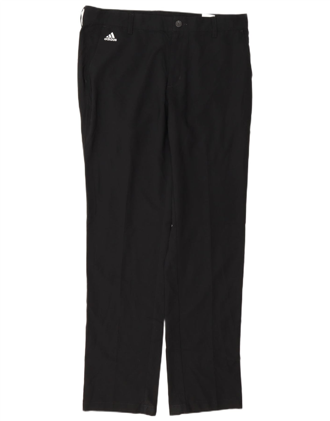 Adidas Herre Climalite Straight Chino Bukser W34 L34 Sort Polyester