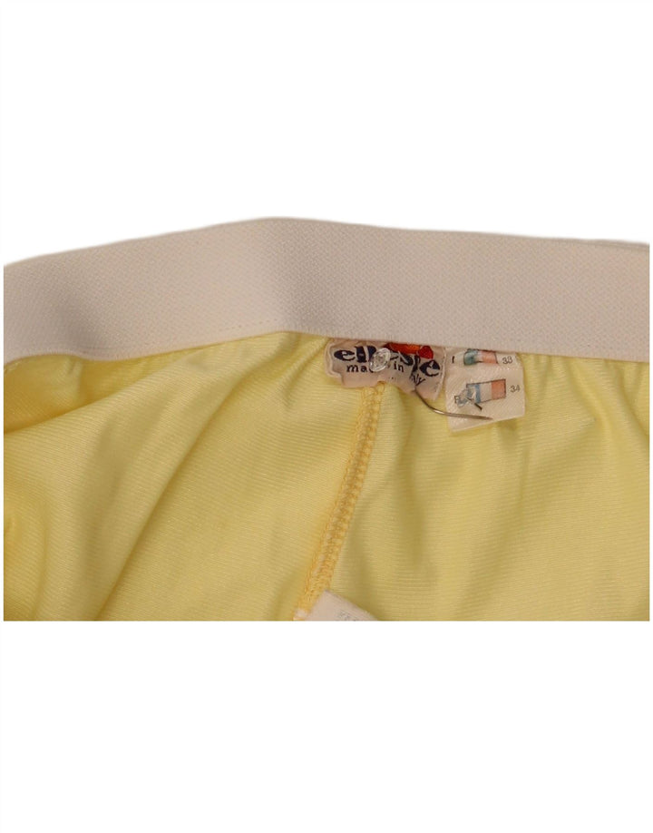 Ellesse Dame grafiske sportsshorts IT 38 XS Gul