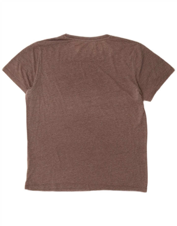 Jack & Jones Herre grafisk T-shirt Top Stor grå flækket polyester