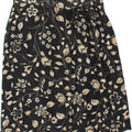 VINTAGE Womens Wrap Skirt IT 44 Medium W30 Black Floral Polyester Vintage Vintage and Second-Hand Vintage from Messina Hembry 