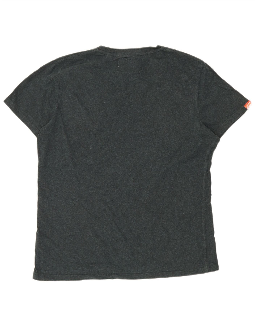 SUPERDRY Herre T-Shirt Top 2XL Grøn Bomuld