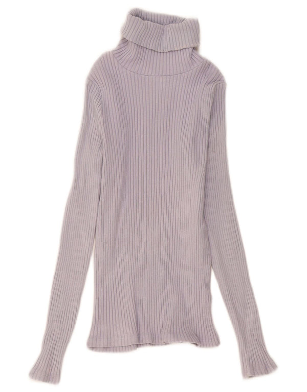 Zara Pige Rullehals sweater 11-12 år Lilla Bomuld