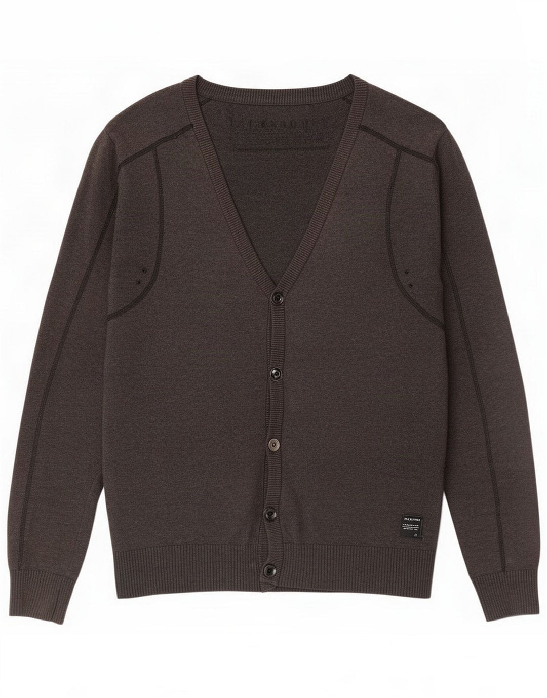 Jack & Jones Cardigan sweater til mænd Small Grey
