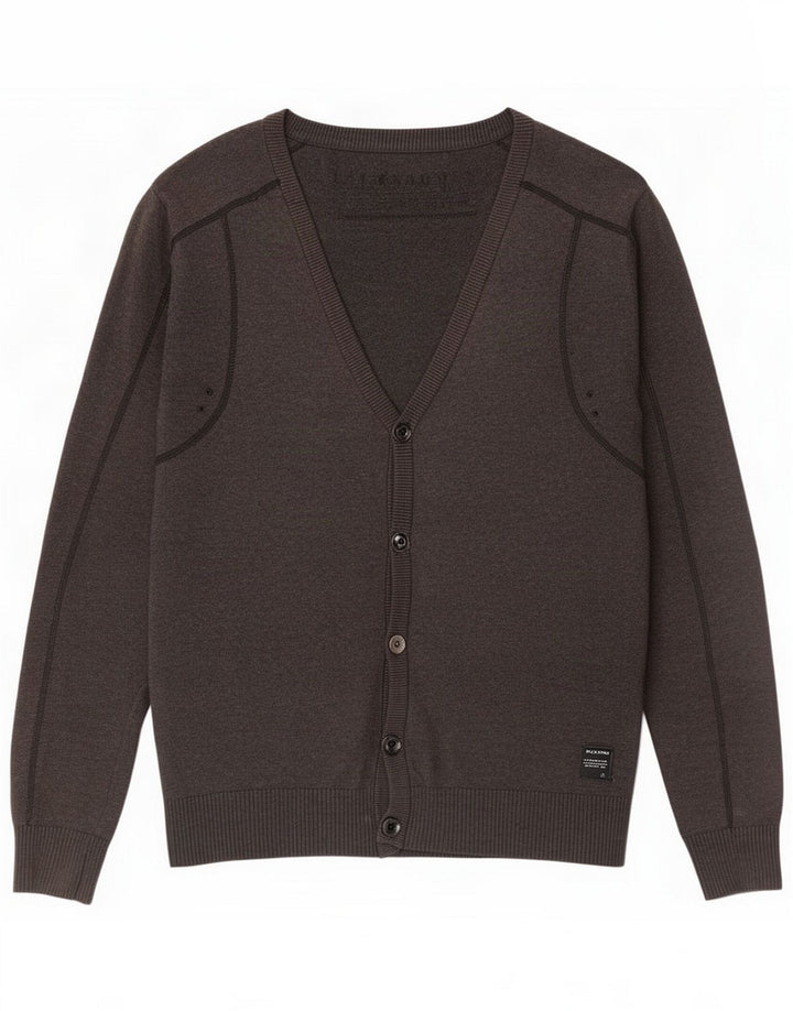 Jack & Jones Cardigan sweater til mænd Small Grey