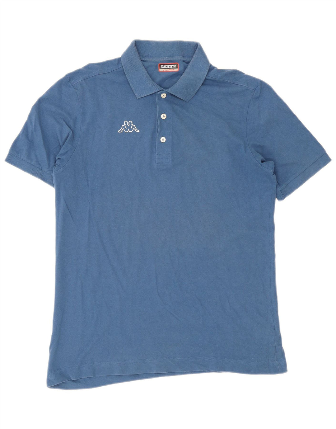 Kappa herre poloshirt XL blå bomuld