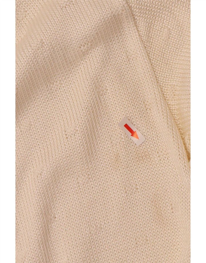 Rabe Dame Cardigan Sweater EU 46 XL Off White Akryl