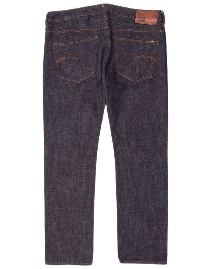 G-STAR Herre 3301 Straight Jeans W40 L34 Marineblå Bomuld