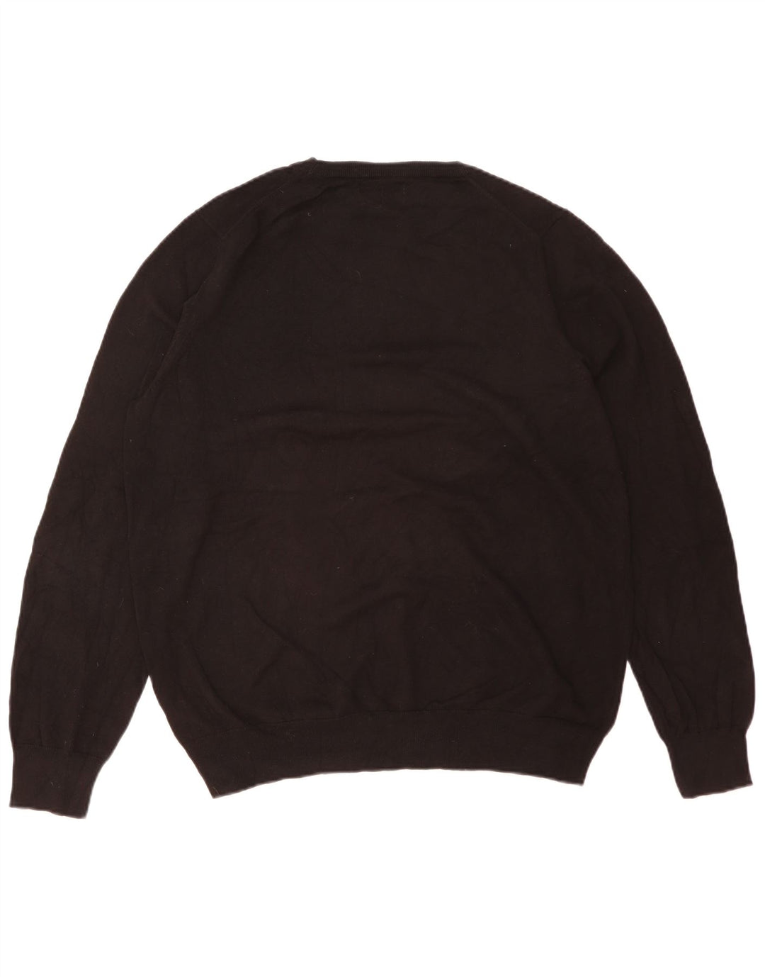 Marks & Spencer Herre sweater med rund hals XL sort bomuld