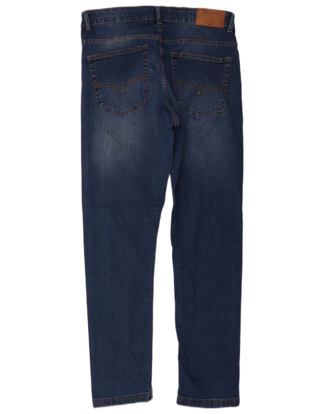 Bænk Herre Slim Jeans W32 L30 Blå Bomuld
