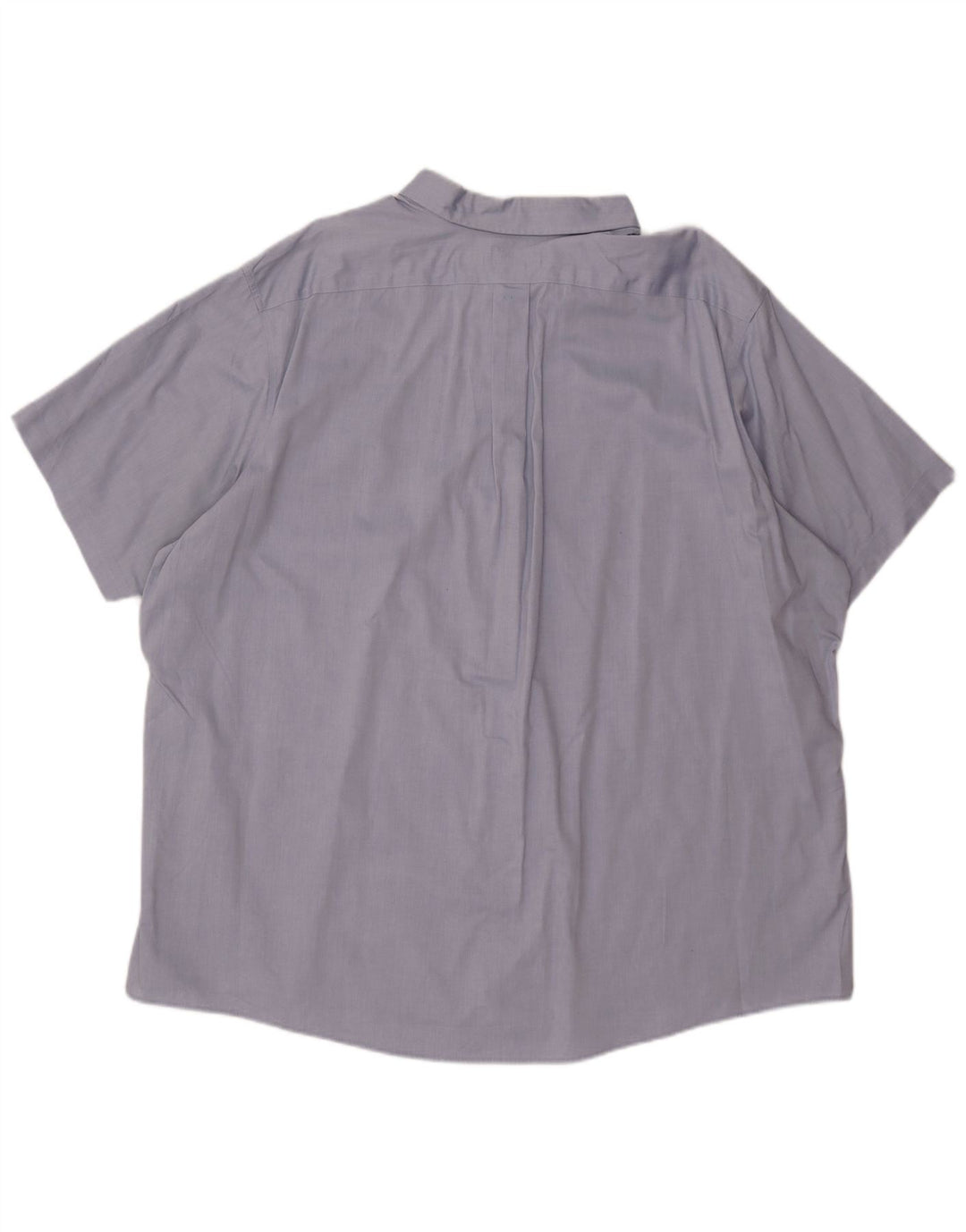 EDDIE BAUER Herre kortærmet Relaxed Fit skjorte 3XL blå bomuld