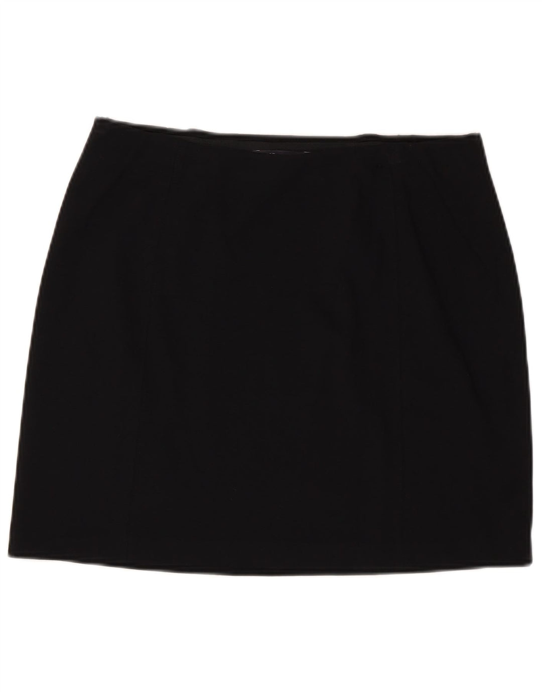 Marks & Spencer Mininederdel til kvinder UK 14 Large W32 Black Viscose