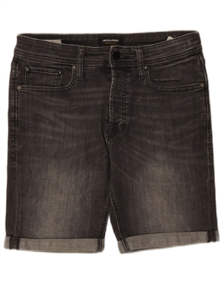 Jack & Jones denimshorts til mænd Small W29 Grå