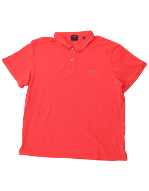 GANT Regular Polo Shirt 4XL Rød Bomuld