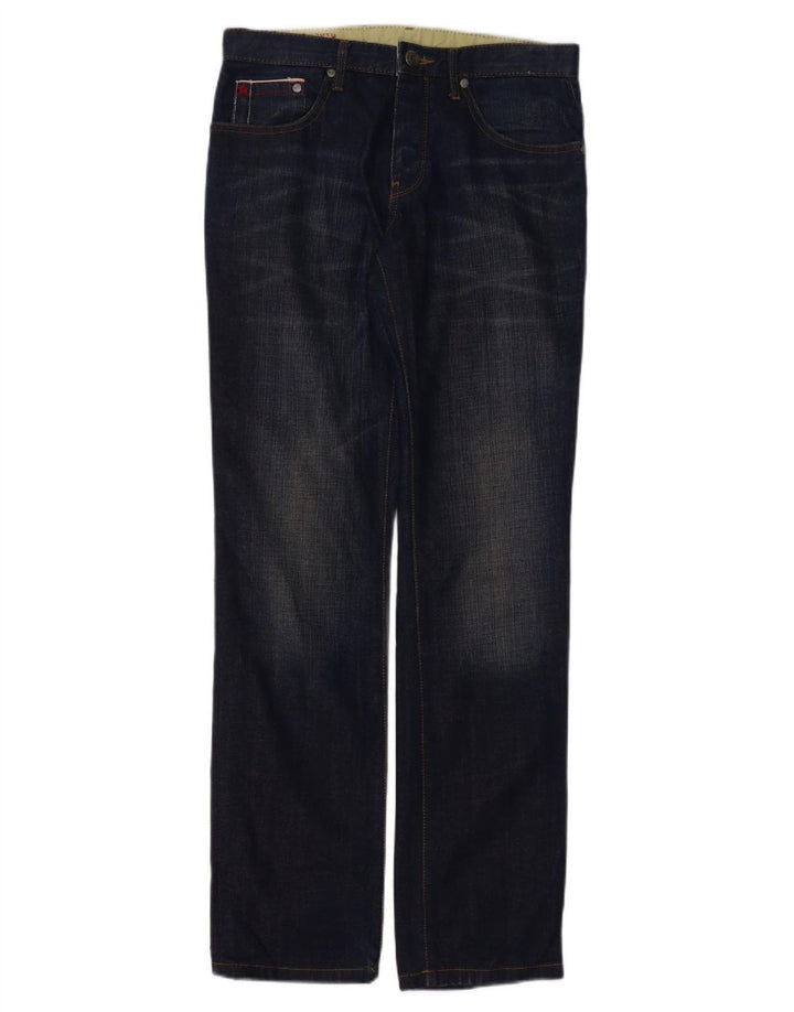 Jules Straight Jeans til mænd W38 L34 Marineblå Bomuld