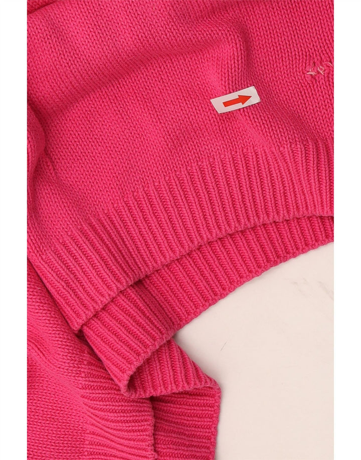 Marks & Spencer Dame Oversized Crew Neck sweater UK 16 Large Pink