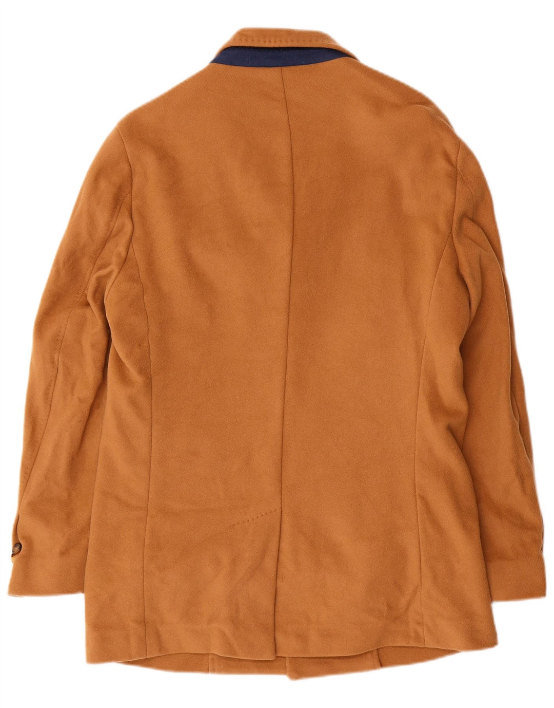 Massimo Dutti Herre 3-knaps overfrakke EU 48 Medium Beige Uld