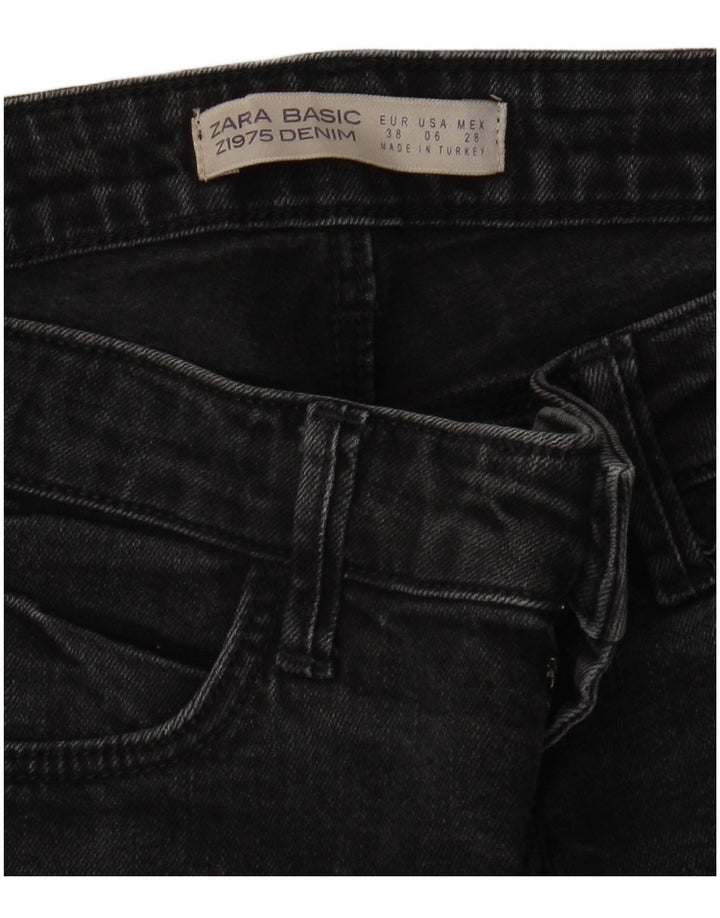 Zara Dame Slim Jeans EU 38 Small W28 L27 Grå