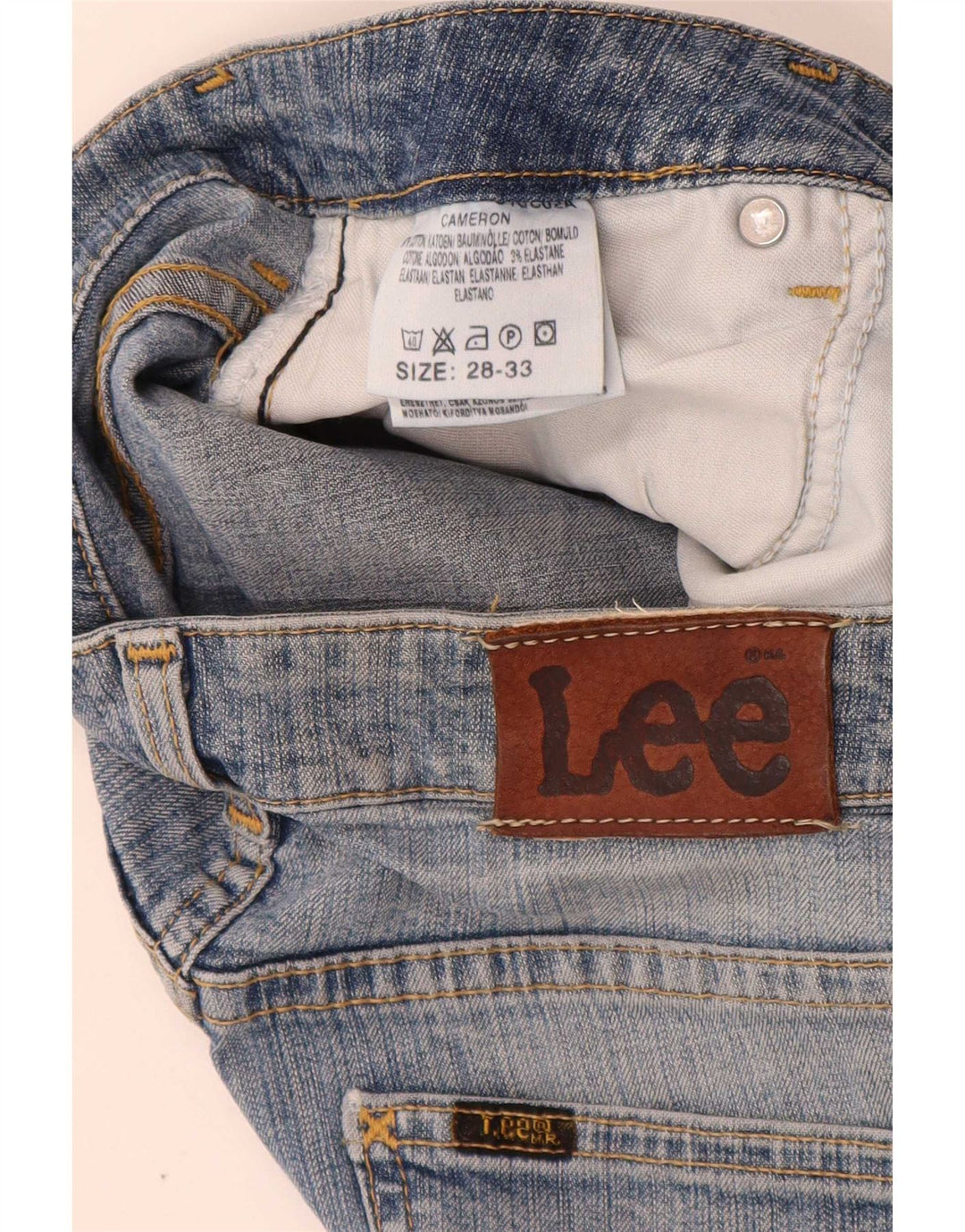 Lee Dame Cameron Bootcut Jeans W28 L33 Blå Bomuld