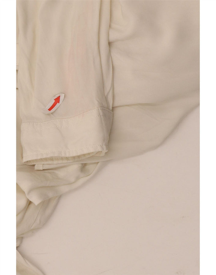 Dacks langline trøje til kvinder UK 16 Large Off White Rayon