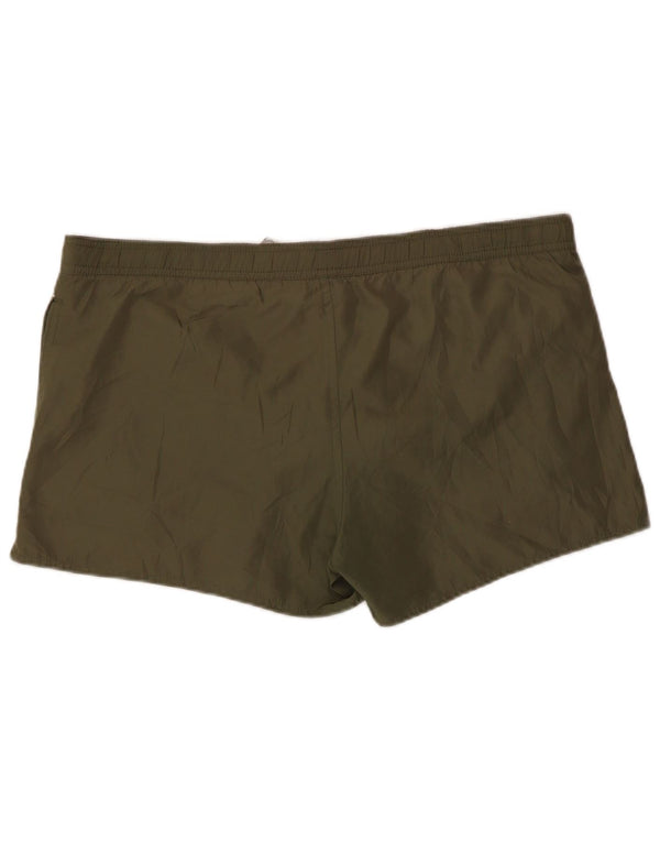 Diesel Badeshorts til mænd XL Khaki stribet polyester