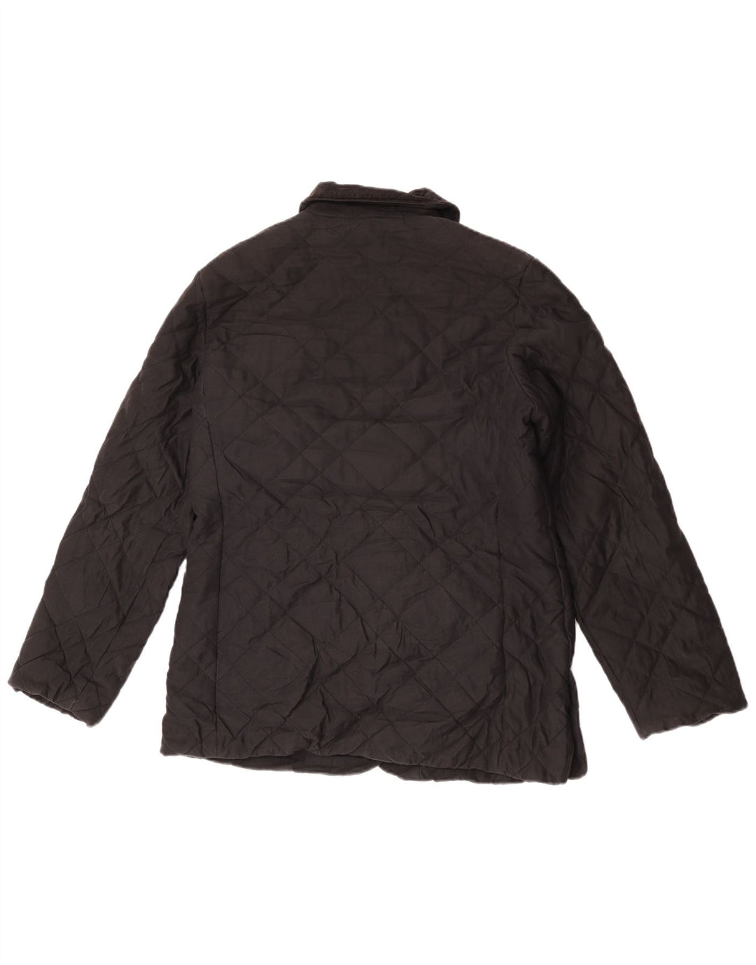 Marks & Spencer Dame Oversized Quiltet Jakke UK 10 Small Black