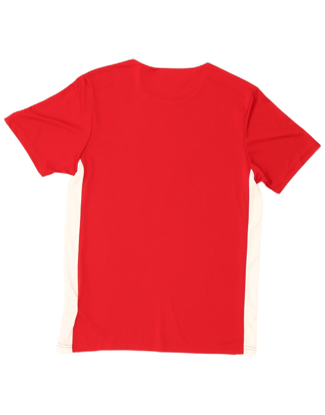 Adidas Herre Aeroready T-Shirt Top Medium Rød Colourblock Polyester