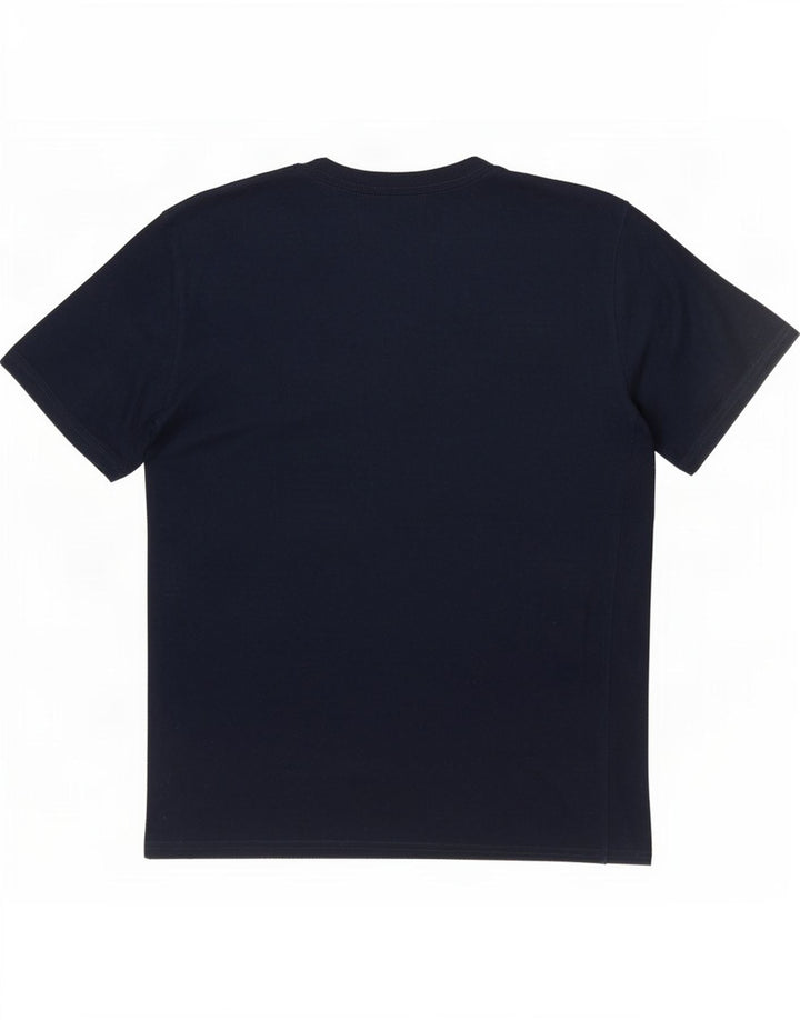 Nike herre Dri Fit T-shirt top lille marineblå polyester