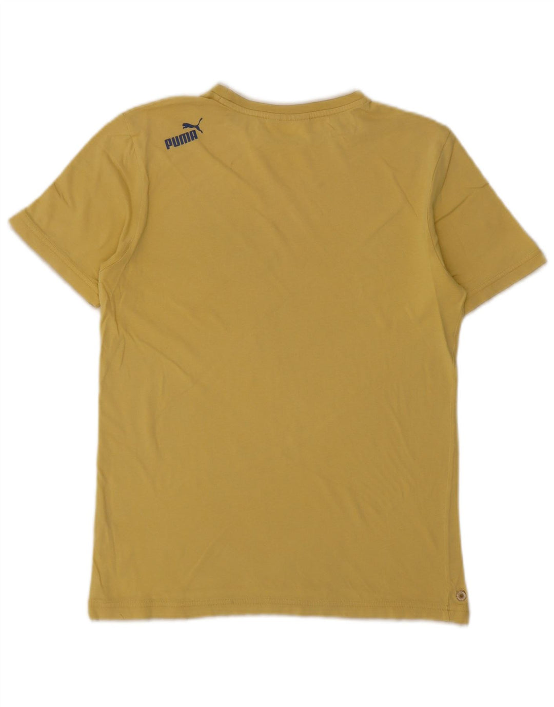Puma Herre Grafisk T-Shirt Top Lille Gul