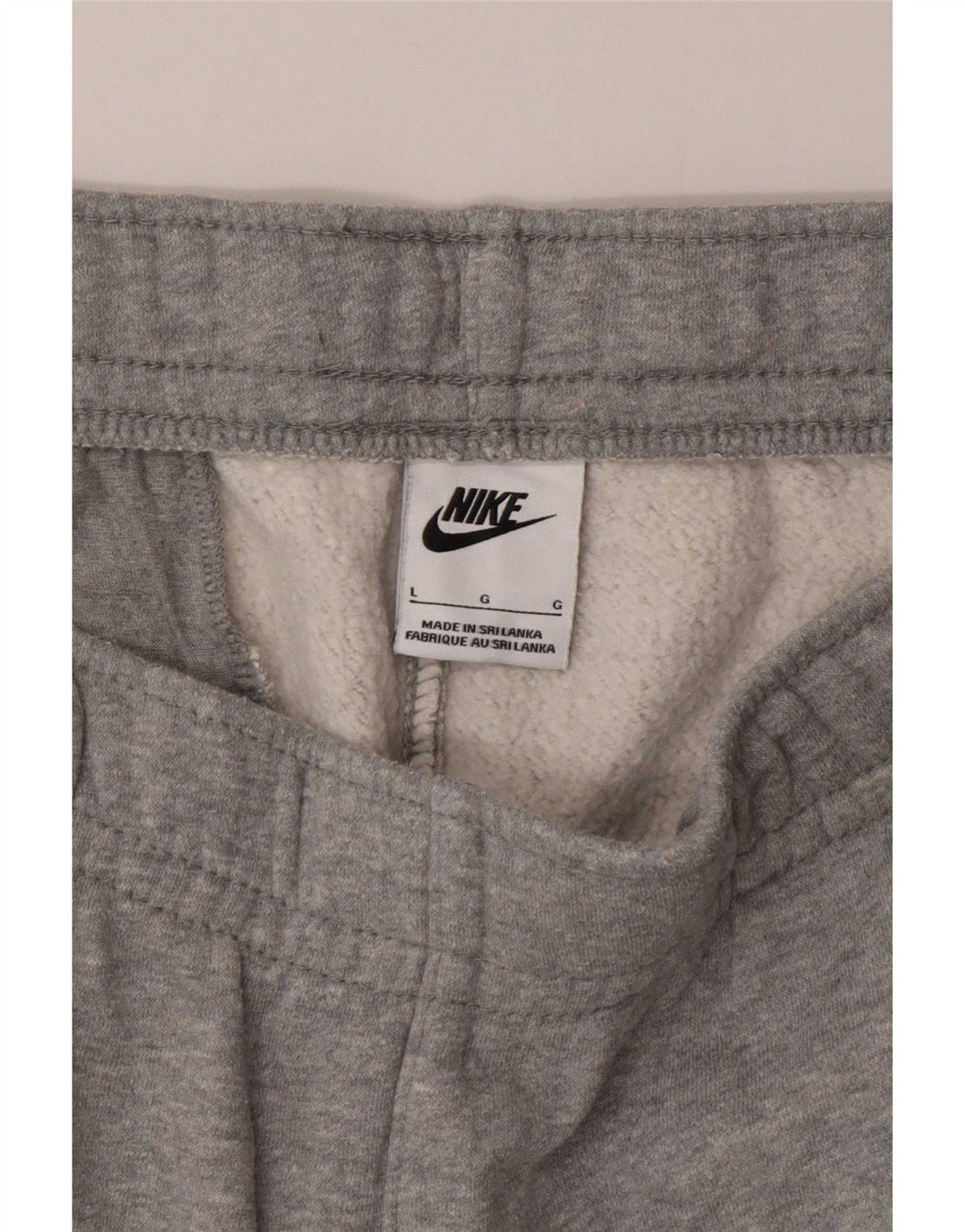 Nike træningsdragt bukser til mænd, joggers, store grå flækkede bomuld