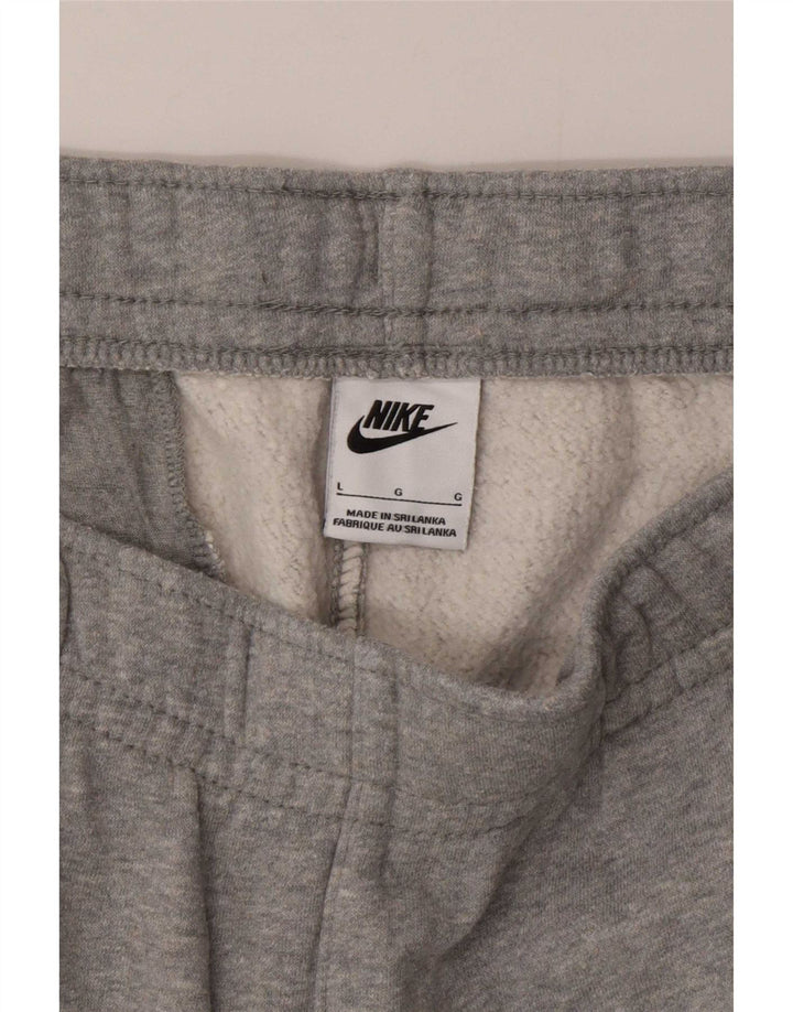 Nike træningsdragt bukser til mænd, joggers, store grå flækkede bomuld