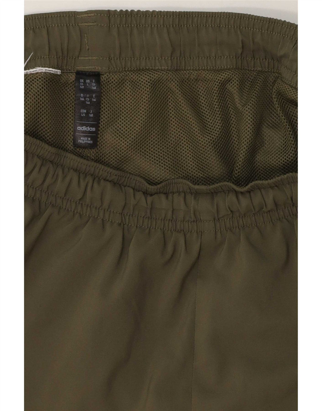 Adidas Boys Sports Shorts 13-14 år Khaki Polyester