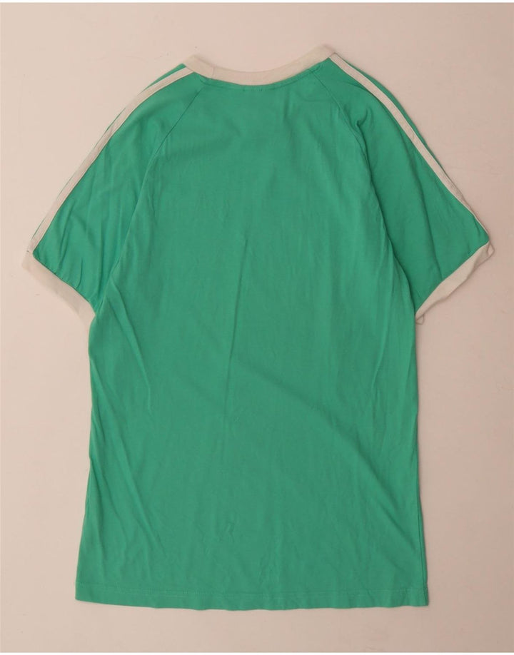 Adidas herre T-shirt top mellemgrøn bomuld