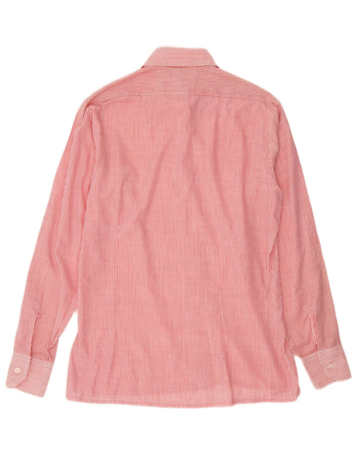 Imperial herreskjorte str. 39 15 1/2 Medium rød nålestribet polyester