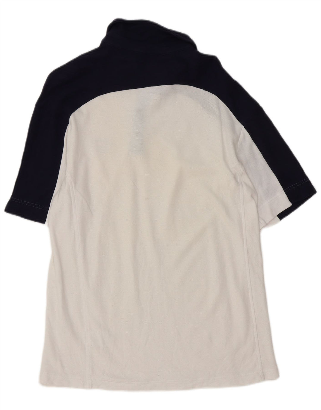 Fila Polo Shirt til mænd Lille hvid Colourblock Bomuld