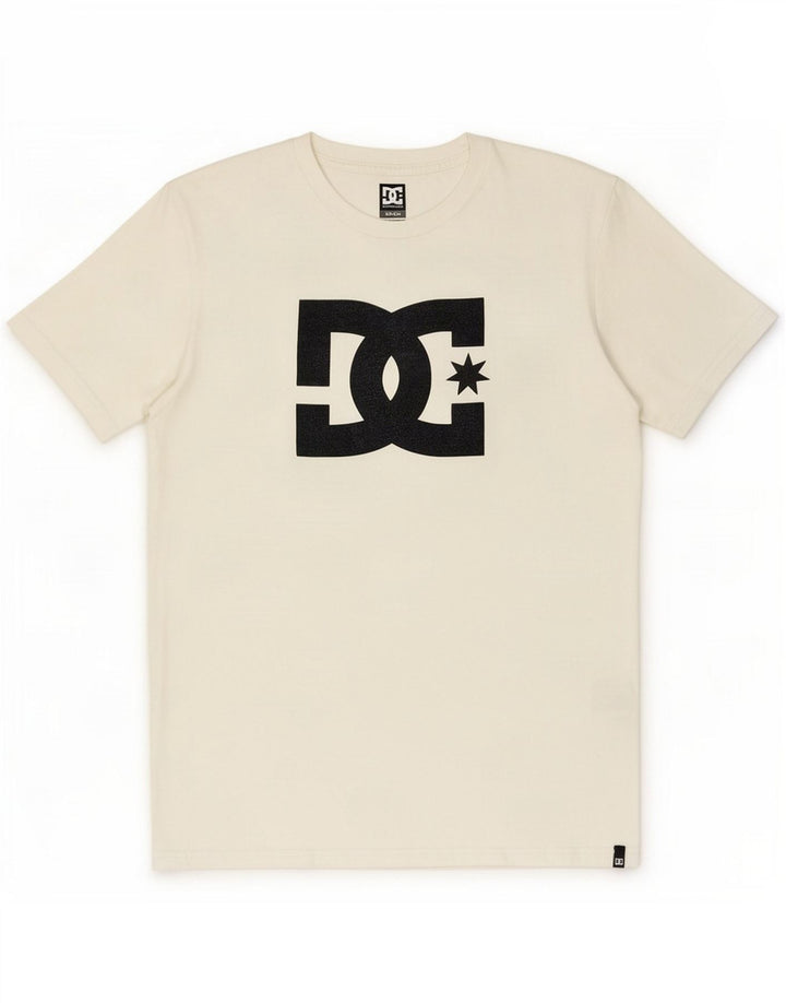 DC Herre grafisk T-shirt Top Lille hvid Bomuld