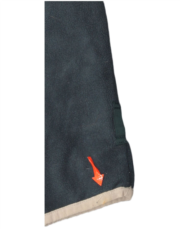 Eddie Bauer Dame Fleecejakke UK 12 Medium Navy Blue Polyester