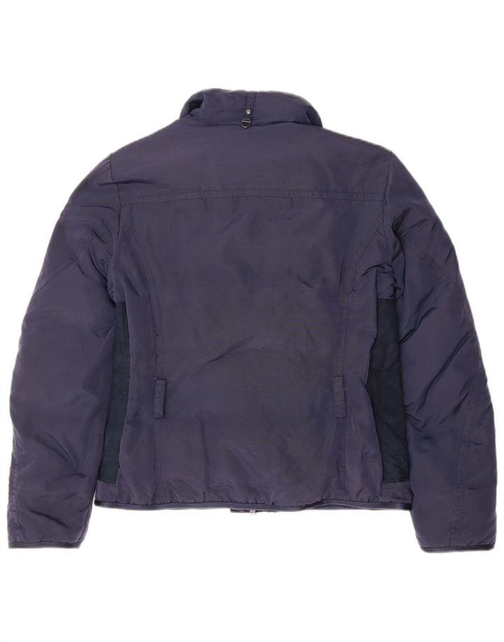 PEUTEREY Girls Crop Utility Jacket 15-16 Years 3XL Navy Blue Polyester