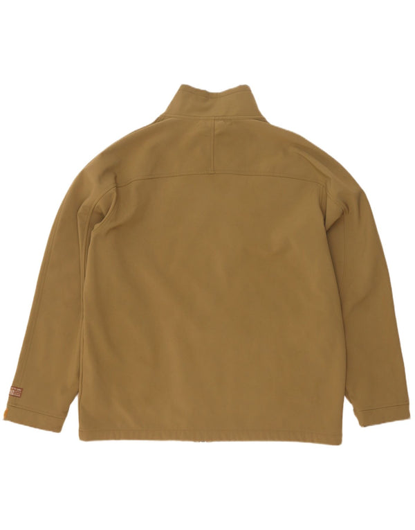 Animal Herre Windbreaker Jacket UK 42 XL Khaki Polyester