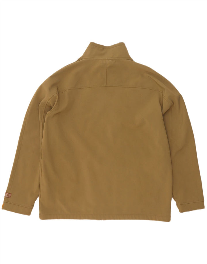 Animal Herre Windbreaker Jacket UK 42 XL Khaki Polyester