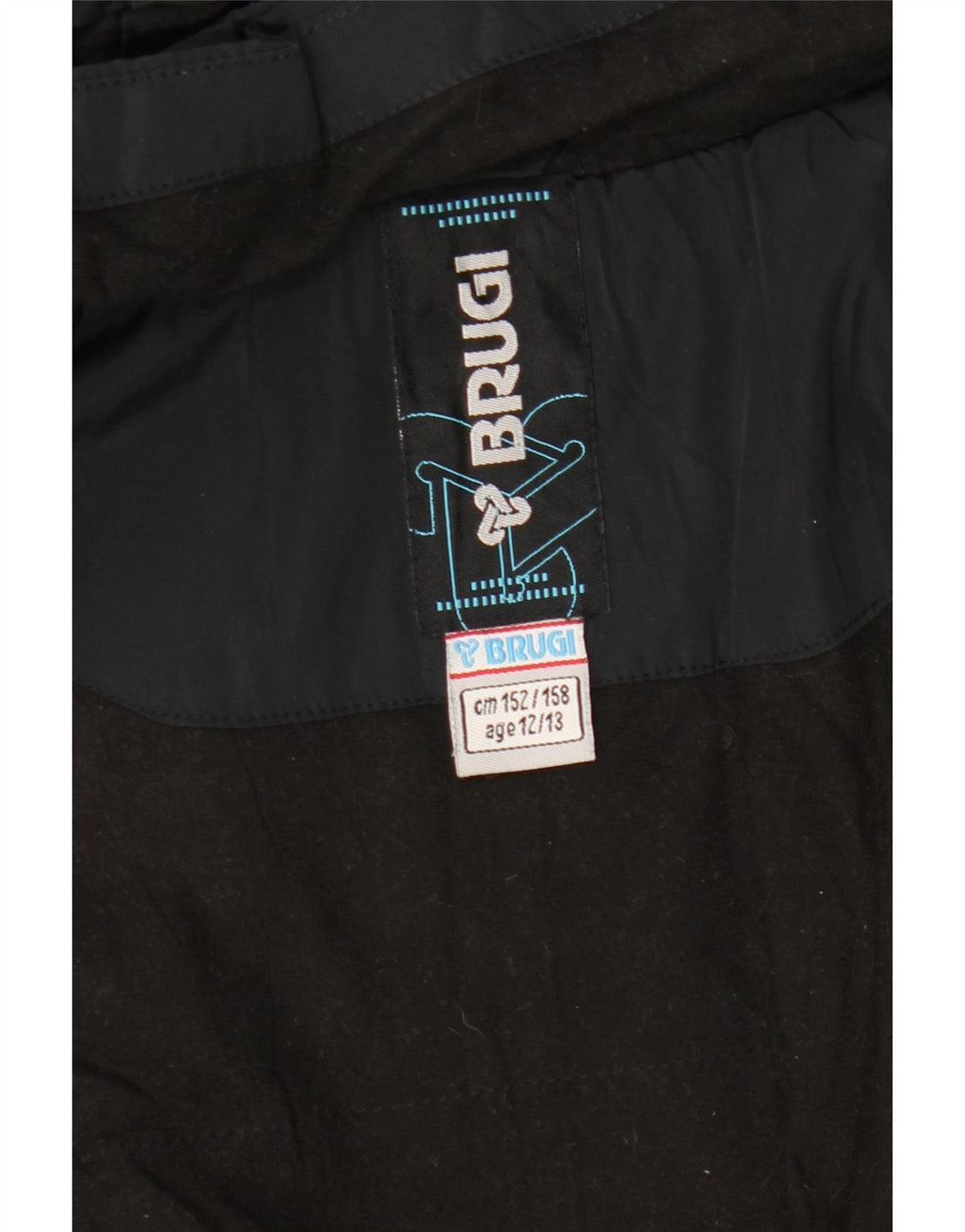 BRUGI Pige Hættejakke 12-13 år Sort