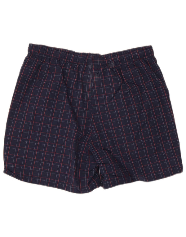 Adidas Sportsshorts til mænd Små marineblå ternet polyamid