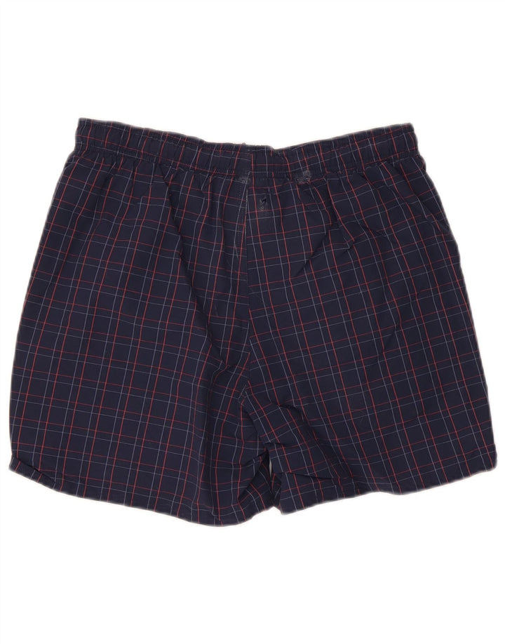 Adidas Sportsshorts til mænd Små marineblå ternet polyamid
