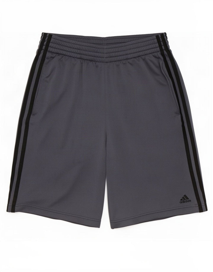 Adidas Sportsshorts til mænd, små grå polyester