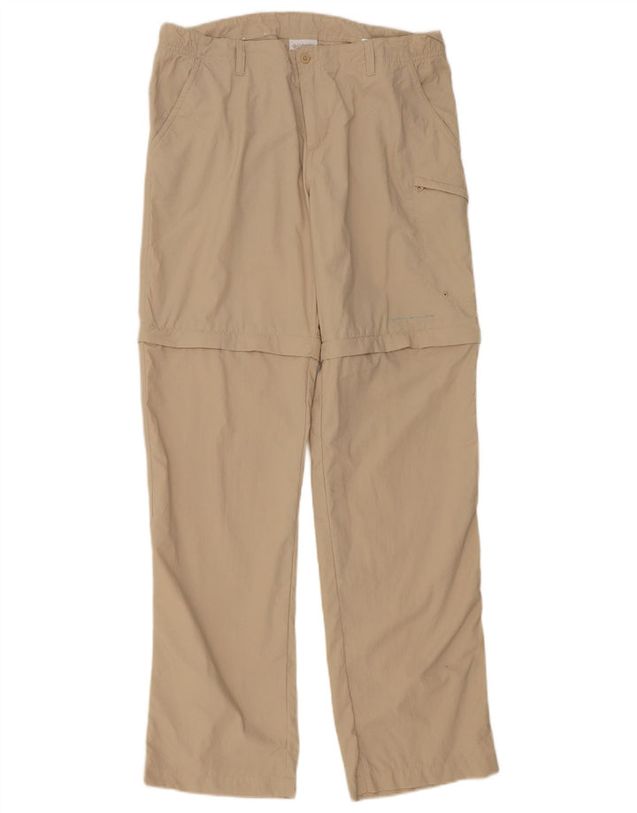 Columbia Herre Hiking Cargo Bukser Medium W32 L32 Beige Nylon