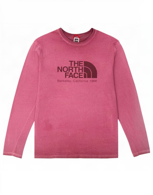 The North Face Herre Grafisk Top Langærmet Medium Pink Tie Dye Bomuld