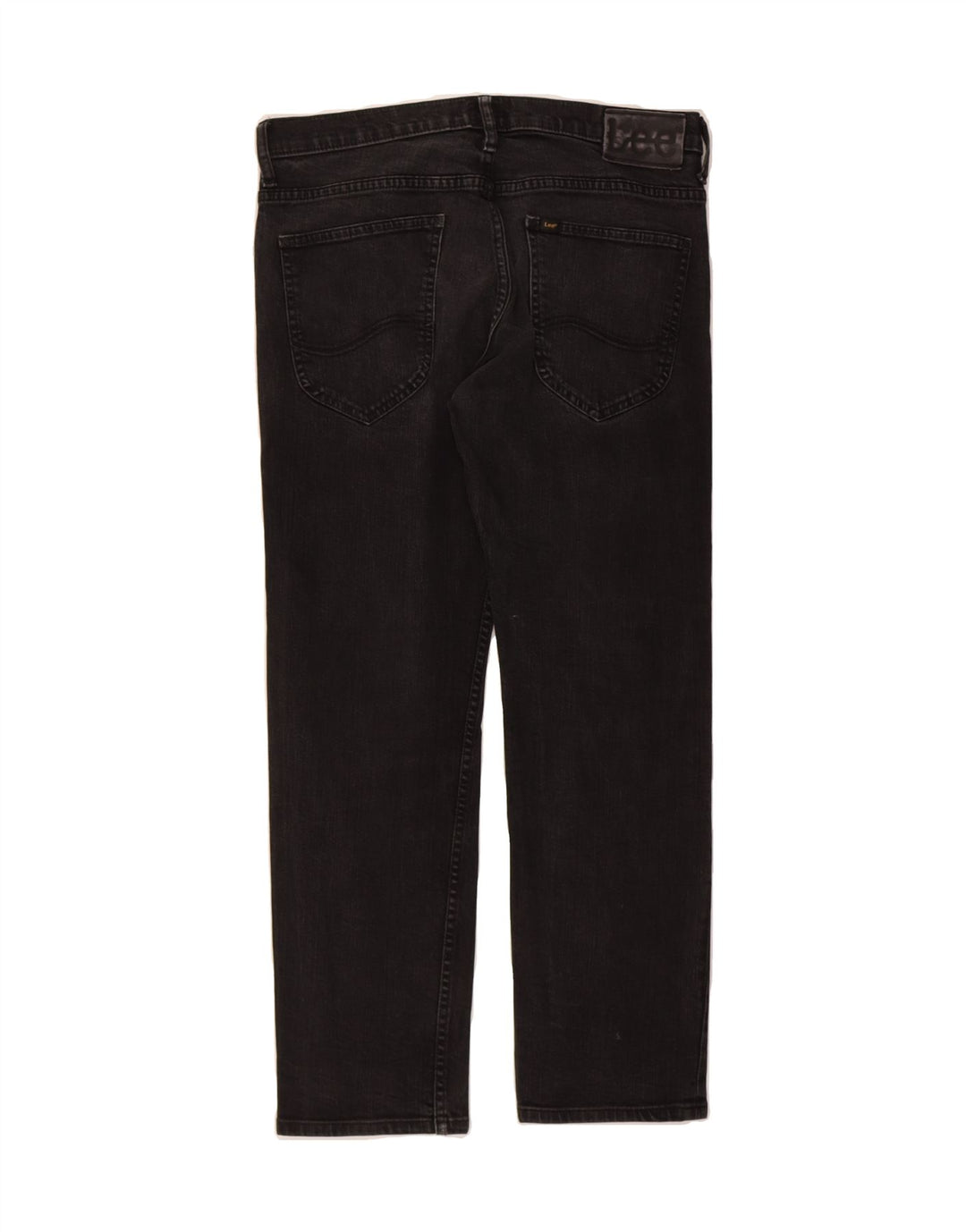 LEE Womens Powell Straight Jeans W32 L27 Black Cotton Vintage Lee and Second-Hand Lee from Messina Hembry 